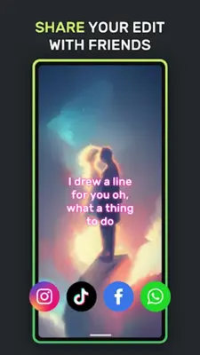 Lyricle AI Lyrics Video Maker android App screenshot 0