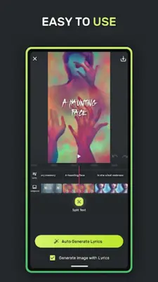 Lyricle AI Lyrics Video Maker android App screenshot 2