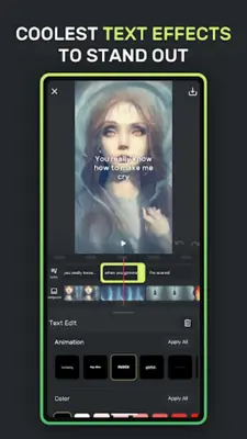 Lyricle AI Lyrics Video Maker android App screenshot 3